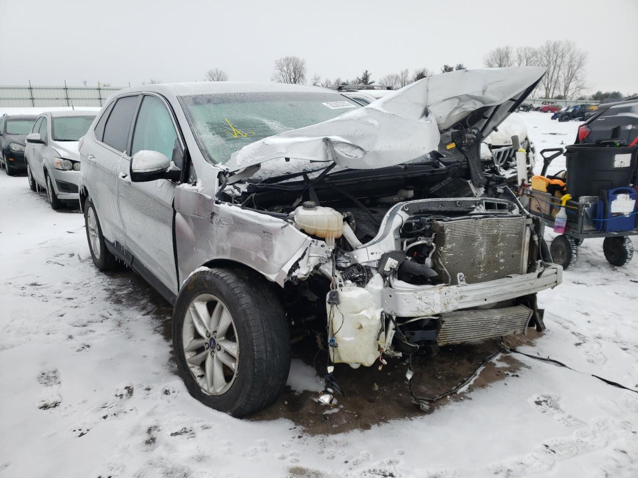 FORD EDGE SEL 2018 with VIN 2FMPK4J95JBB58102 - Photo from auction
