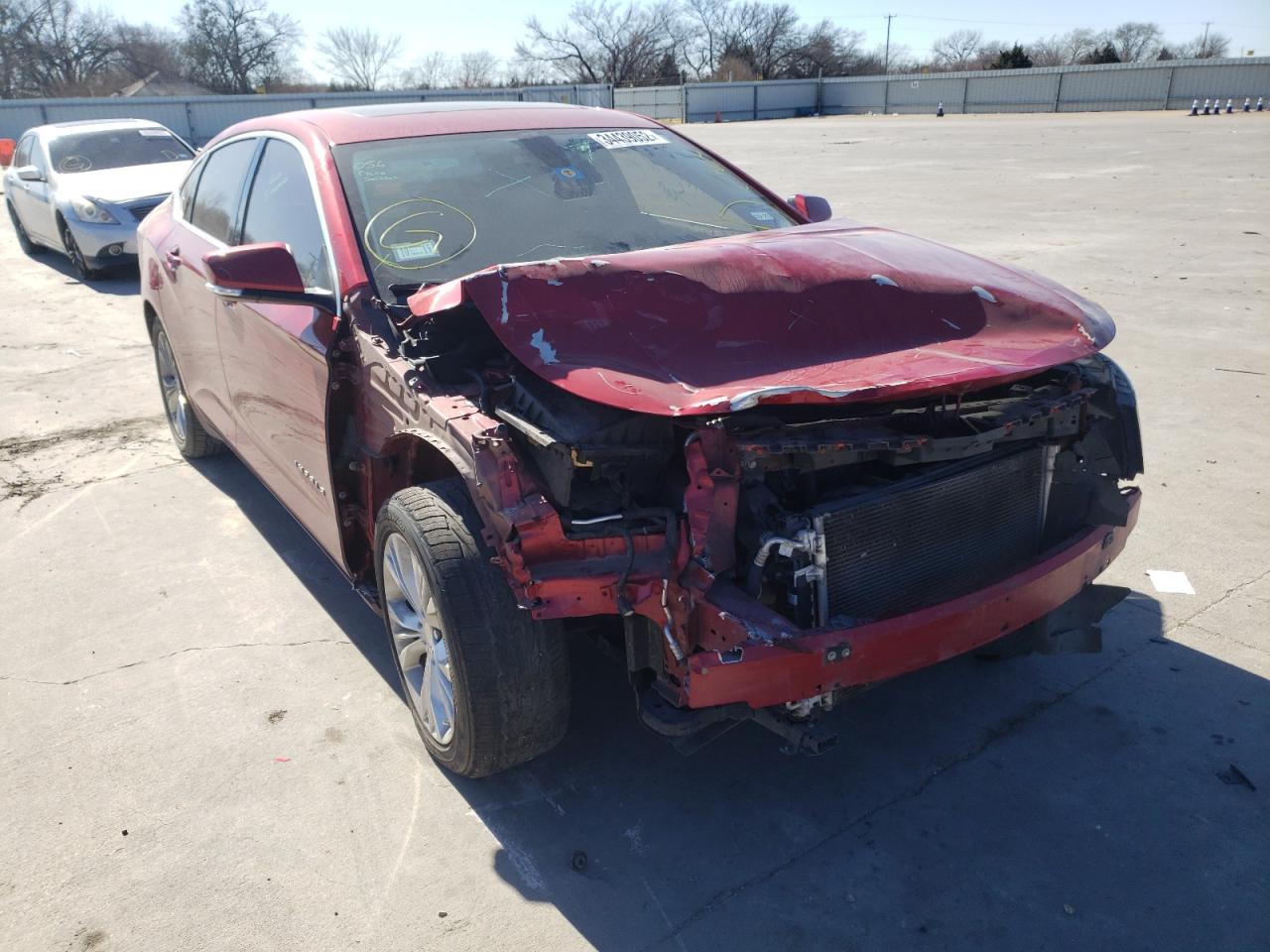 CHEVROLET IMPALA LT 2015 with VIN 2G1125S38F9170312 - Photo from auction