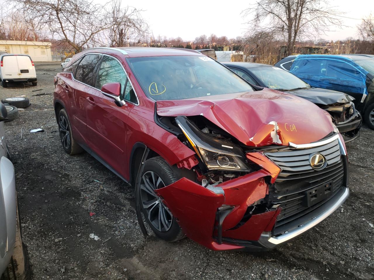 LEXUS RX 350 BAS 2017 with VIN 2T2BZMCA1HC094395 - Photo from auction