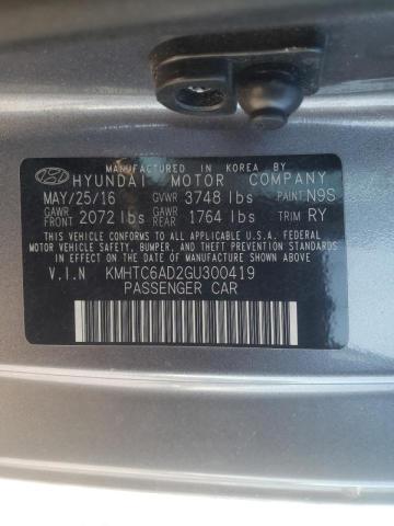 صورة رقم 10 من المزاد - 2016 HYUNDAI VELOSTER مع VIN KMHTC6AD2GU300419