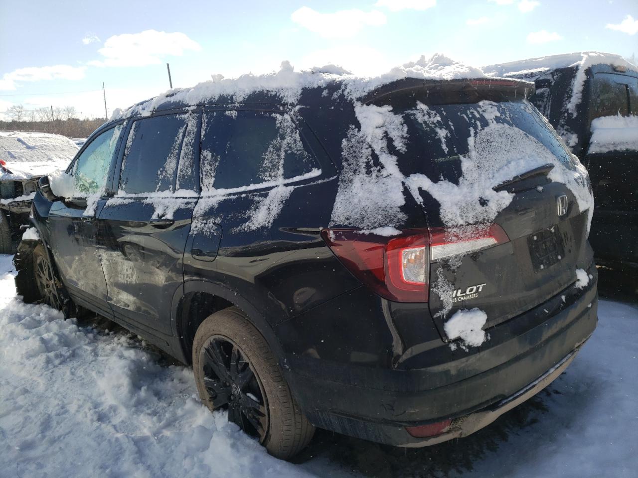 Photo 3 from auction – 2021 HONDA PILOT BLAC with VIN 5FNYF6H76MB089943