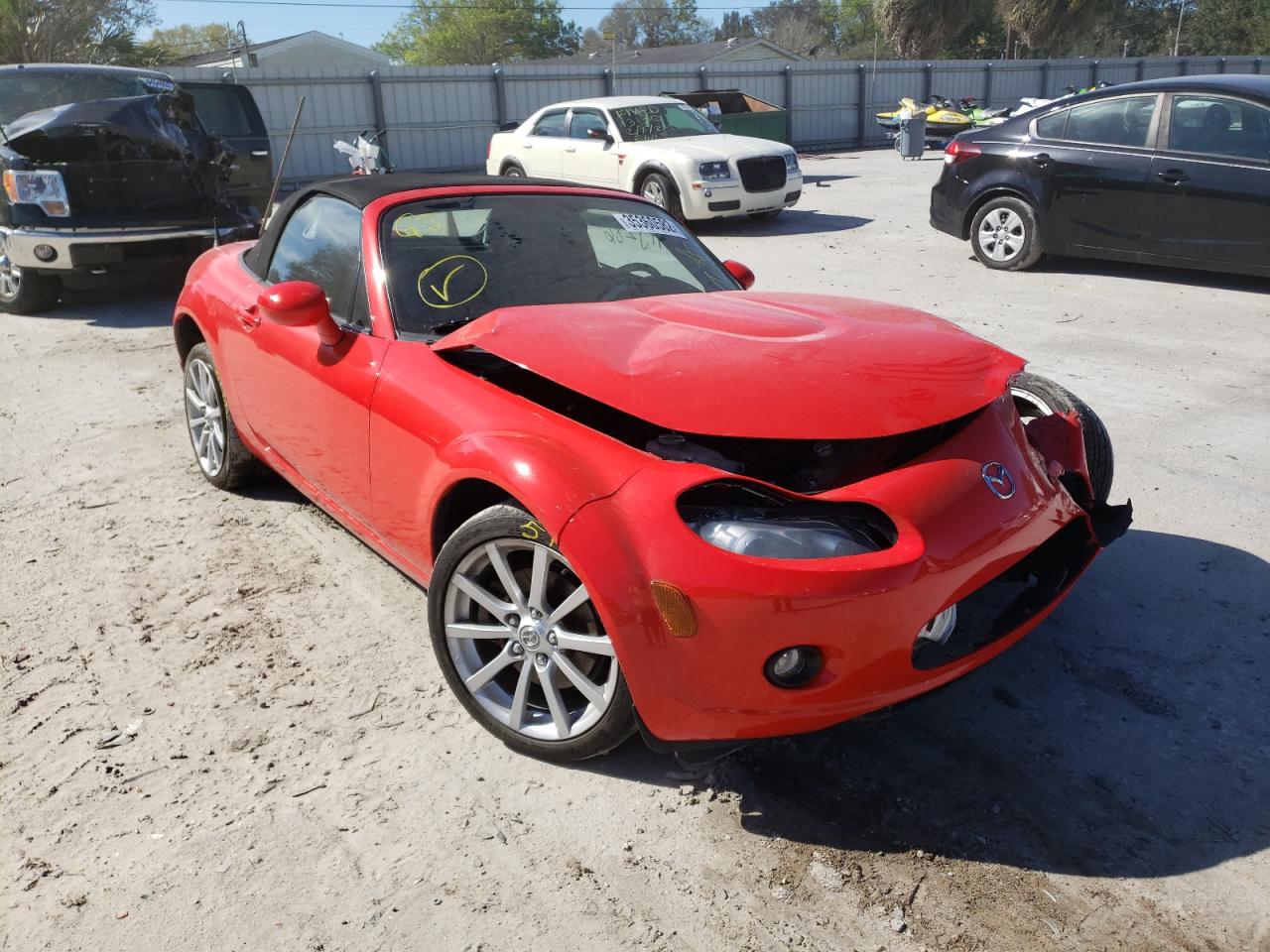 MAZDA MX-5 MIATA 2006 with VIN JM1NC25F760105455 - Photo from auction
