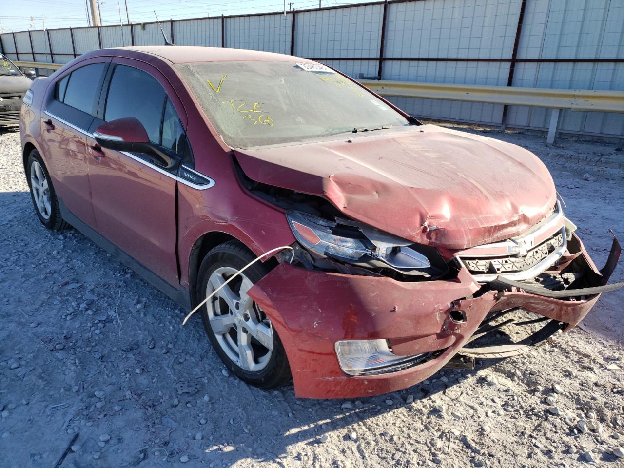 CHEVROLET VOLT 2013 with VIN 1G1RA6E40DU141208 - Photo from auction