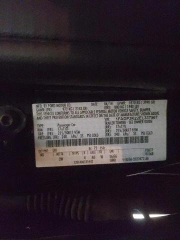 Photo 10 from auction – 2014 FORD FOCUS SE with VIN 1FADP3K22EL337567