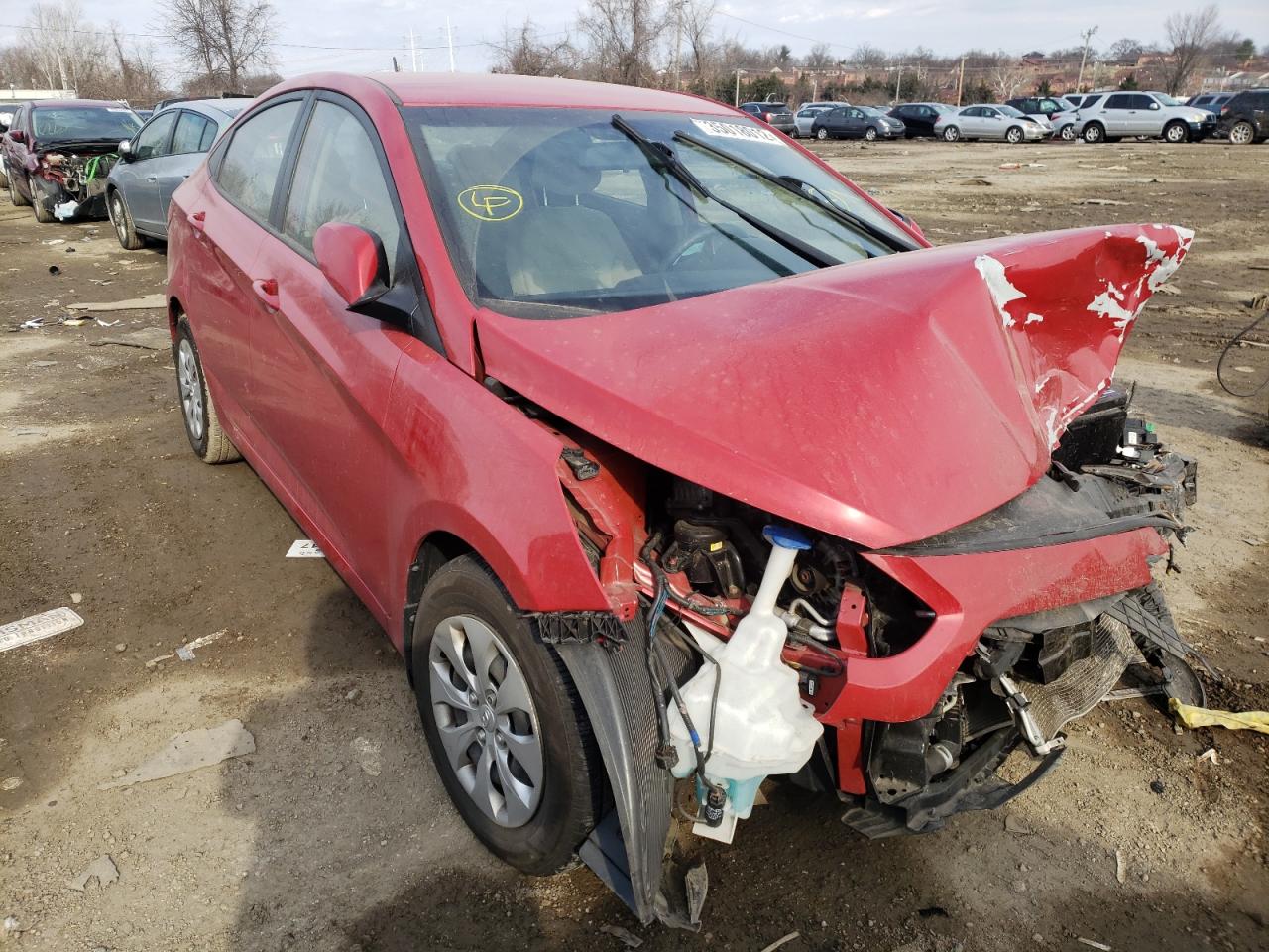 Photo 1 from auction – 2016 HYUNDAI ACCENT SE with VIN KMHCT4AE2GU081166
