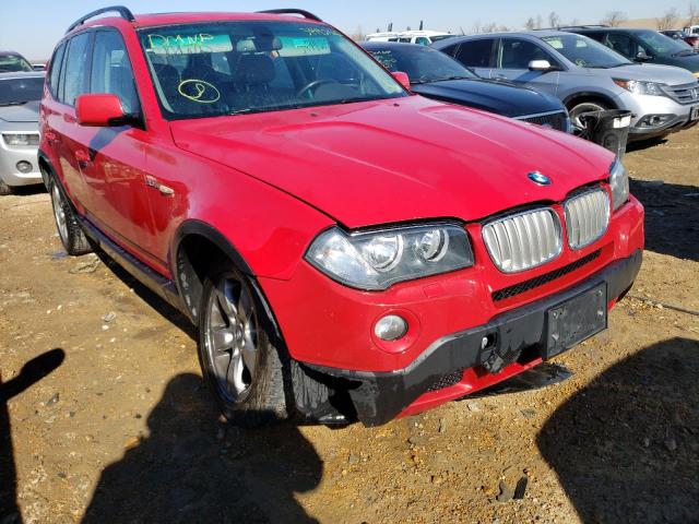 BMW X3 3.0SI 2007 with VIN WBXPC93457WF10768 - Photo from auction