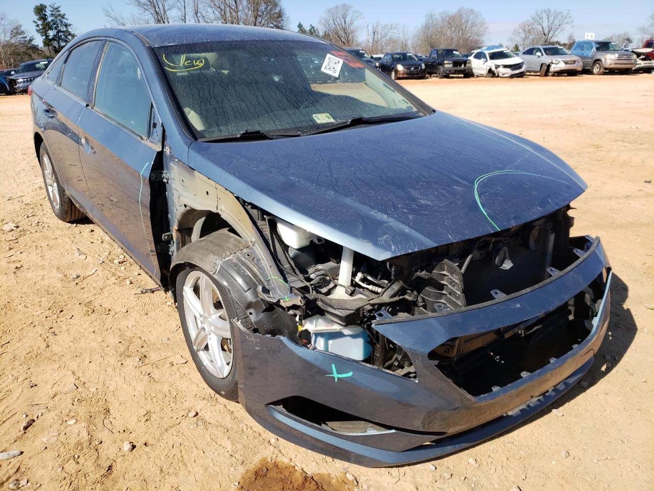 HYUNDAI SONATA SE 2017 with VIN 5NPE24AF1HH484284 - Photo from auction