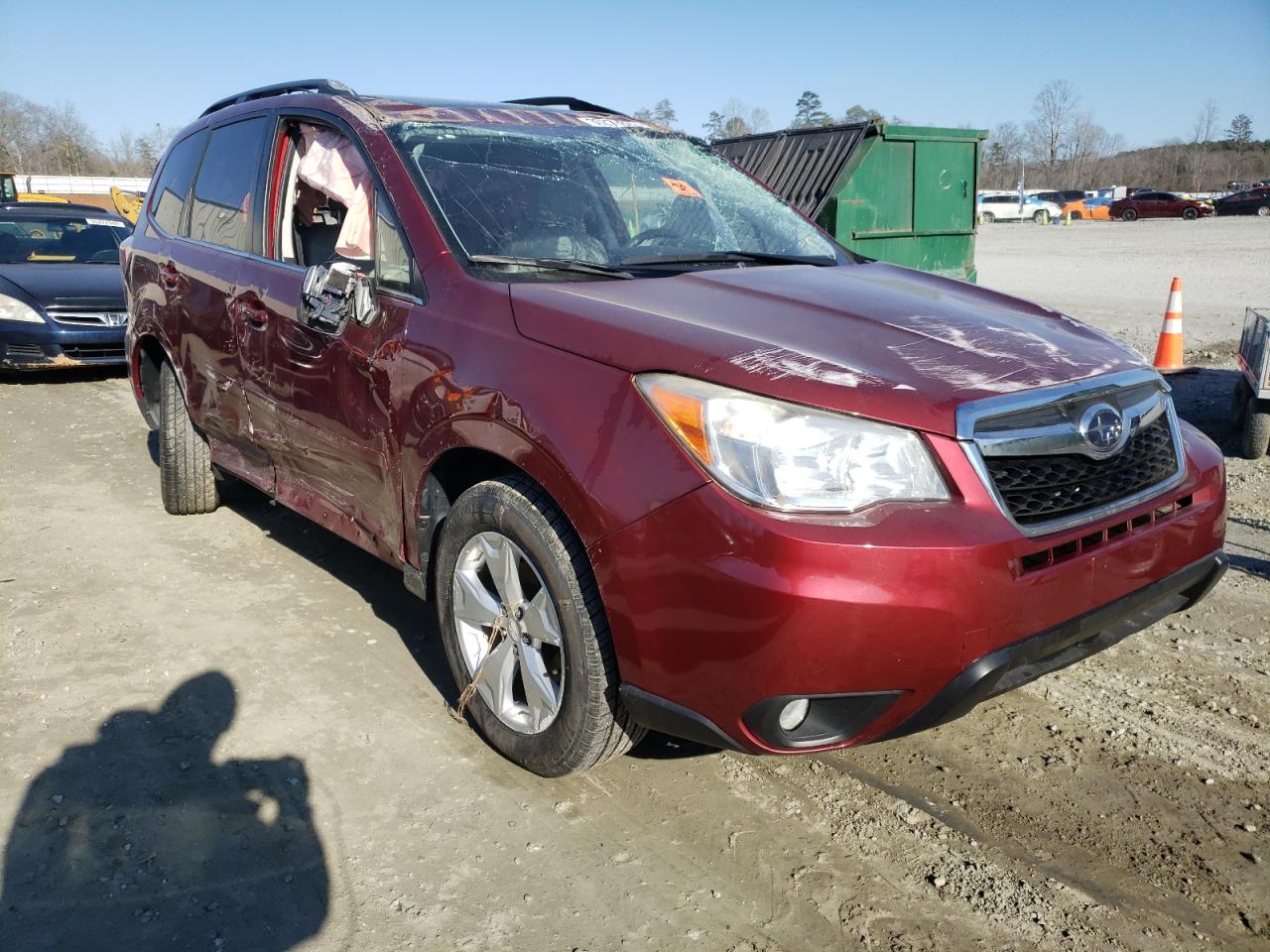 SUBARU FORESTER 2 2014 with VIN JF2SJAHC4EH433244 - Photo from auction