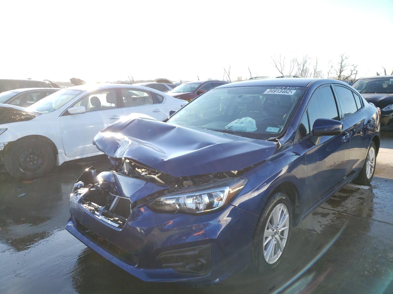 Photo 2 from auction – 2017 SUBARU IMPREZA PR with VIN 4S3GKAB66H3615033