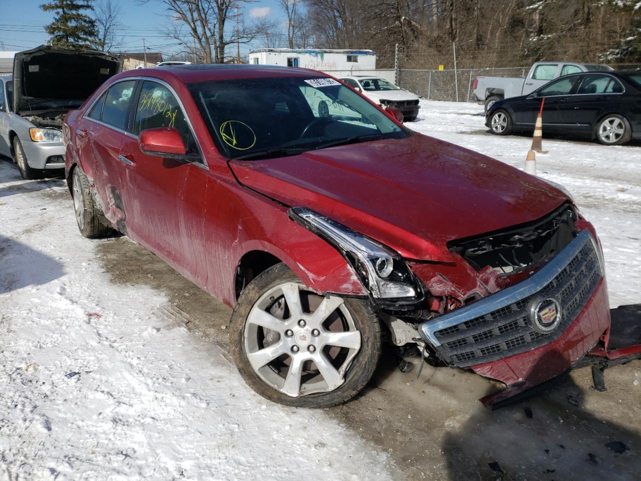 CADILLAC ATS 2014 with VIN 1G6AG5RX7E0105433 - Photo from auction