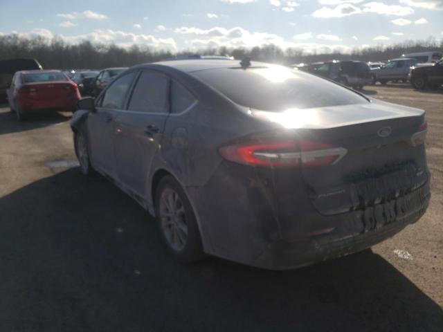 Photo 3 from auction – 2020 FORD FUSION SE with VIN 3FA6P0HD2LR165748