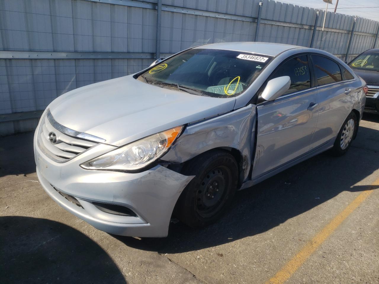 Photo 2 from auction – 2012 HYUNDAI SONATA GLS with VIN 5NPEB4AC0CH373434