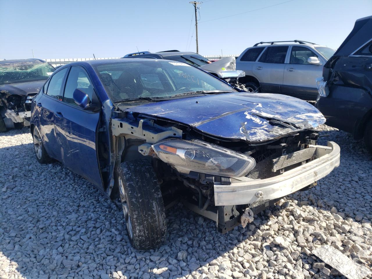 DODGE DART SXT 2013 with VIN 1C3CDFBA8DD270669 - Photo from auction