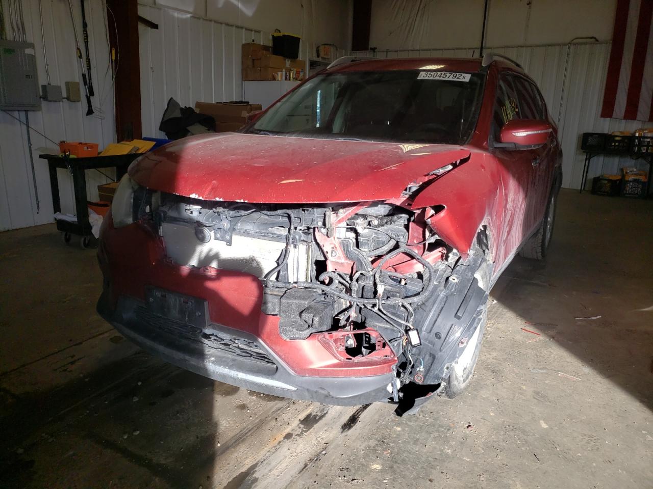Photo 9 from auction – 2015 NISSAN ROGUE S with VIN KNMAT2MV8FP557008