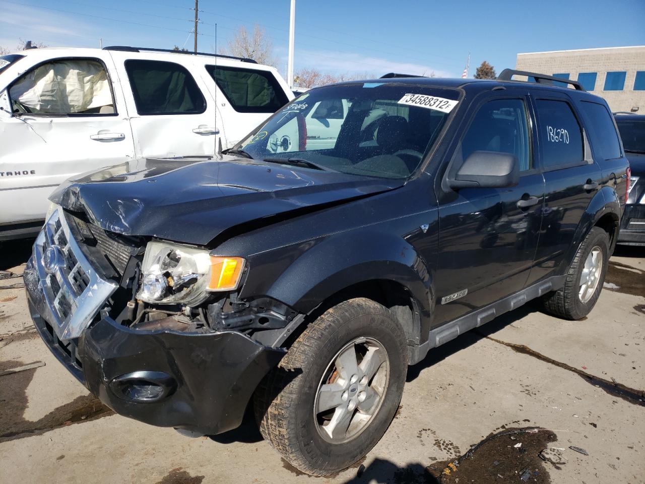 Photo 2 from auction – 2008 FORD ESCAPE XLT with VIN 1FMCU93178KB90286
