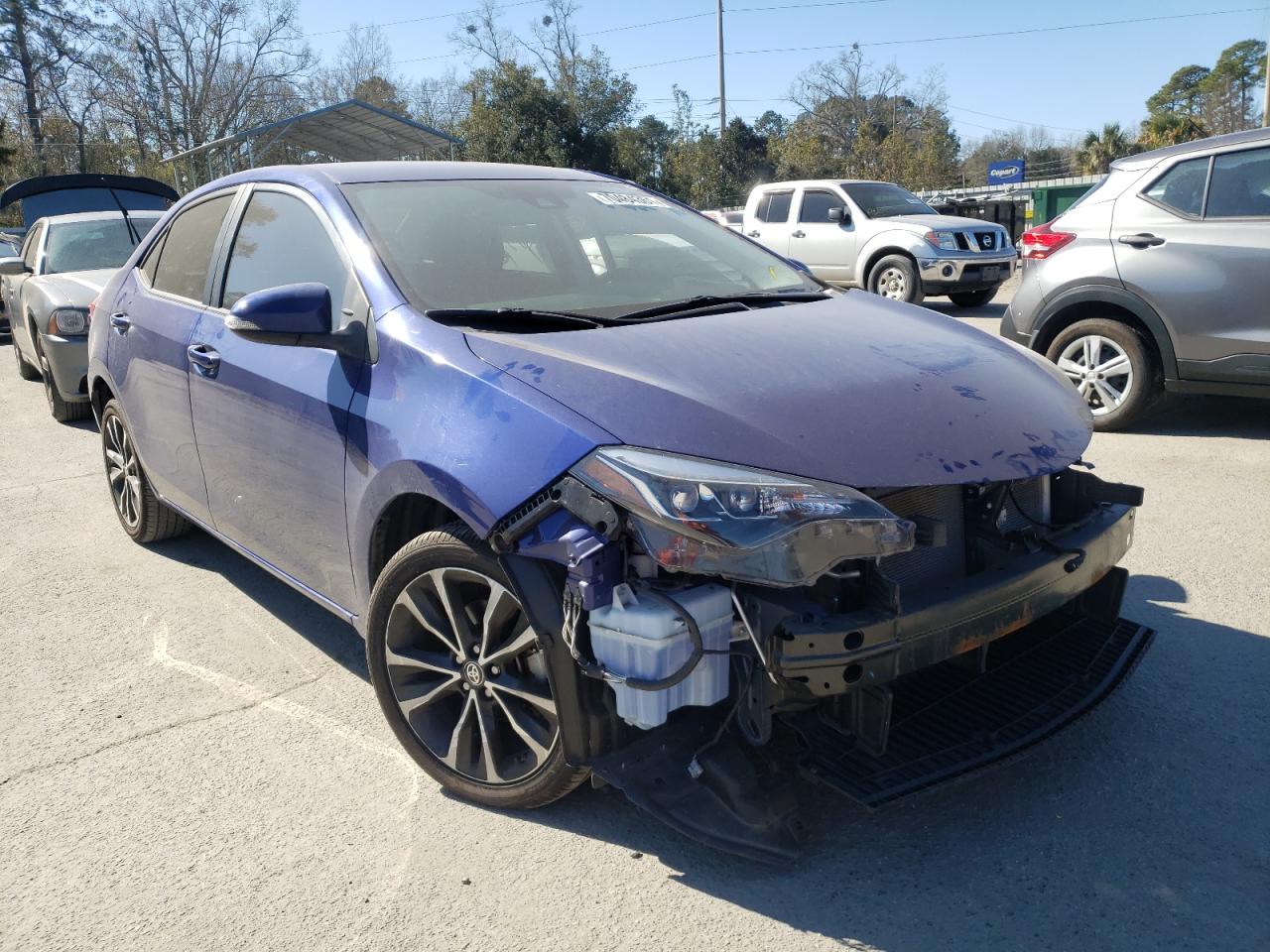 TOYOTA COROLLA SE 2019 with VIN 5YFBURHE5KP889985 - Photo from auction