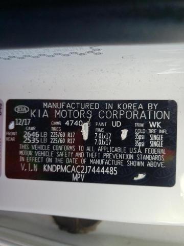 Photo 10 from auction – 2018 KIA SPORTAGE L with VIN KNDPMCAC2J7444485