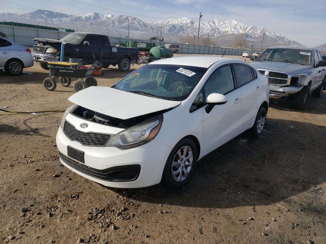 Photo 2 from auction – 2013 KIA RIO LX with VIN KNADM4A35D6122715