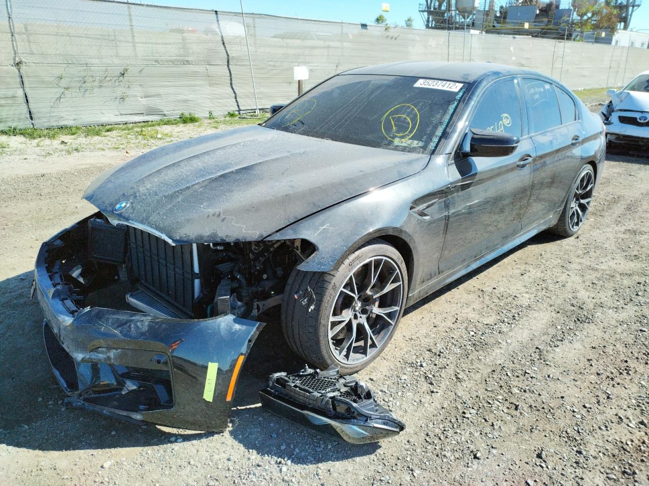 Photo 2 from auction – 2021 BMW M5 with VIN WBS83CH06MCF71119