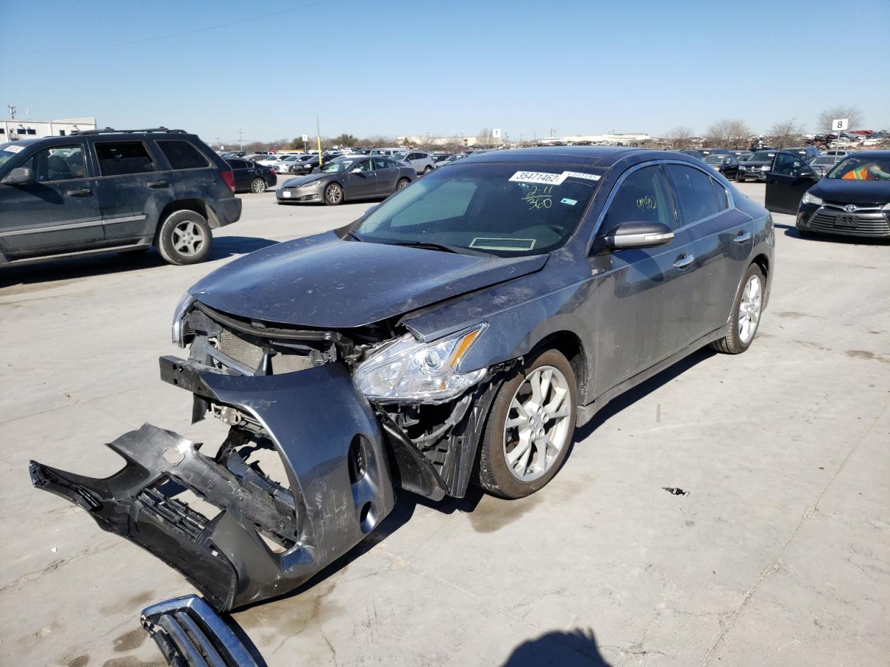 Photo 2 from auction – 2014 NISSAN MAXIMA S with VIN 1N4AA5AP4EC431544