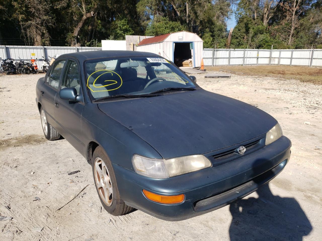 TOYOTA COROLLA 1996 with VIN 1NXBA02EXTZ497601 - Photo from auction