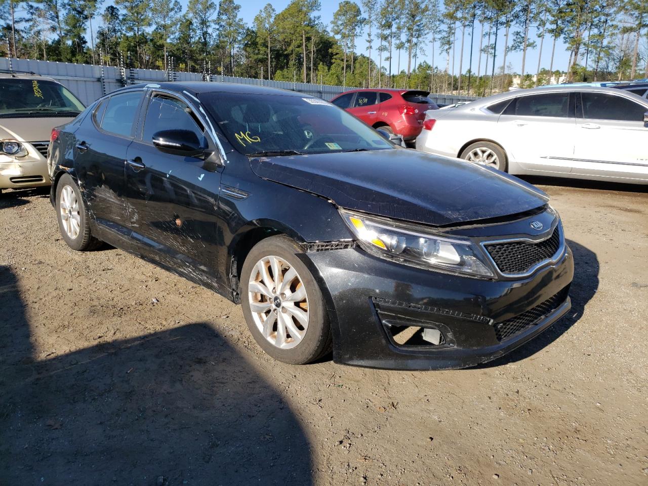 KIA OPTIMA LX 2015 with VIN KNAGM4A77F5629396 - Photo from auction
