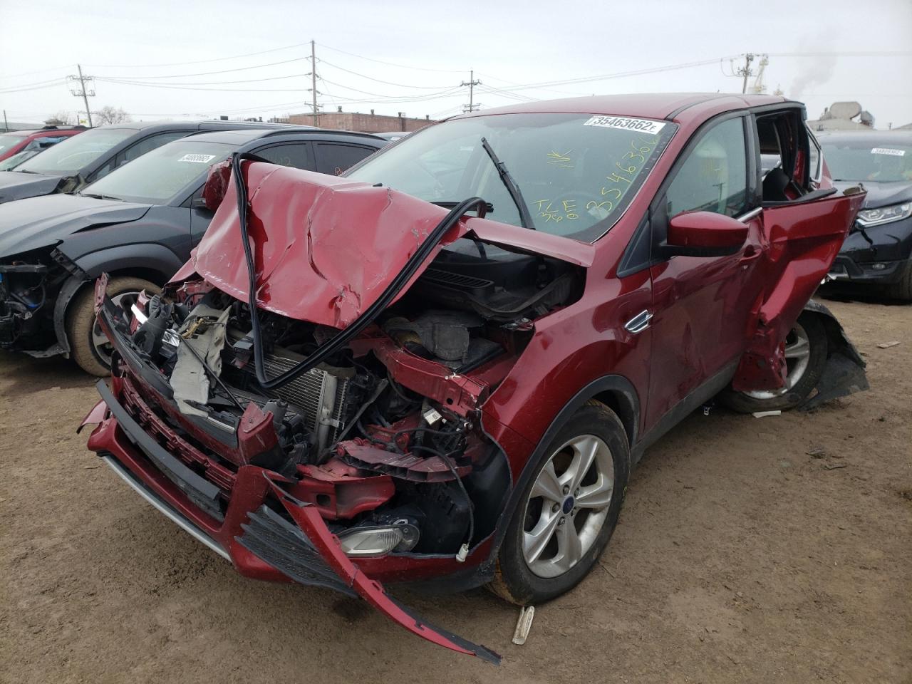 Photo 2 from auction – 2014 FORD ESCAPE SE with VIN 1FMCU0GX0EUD49272