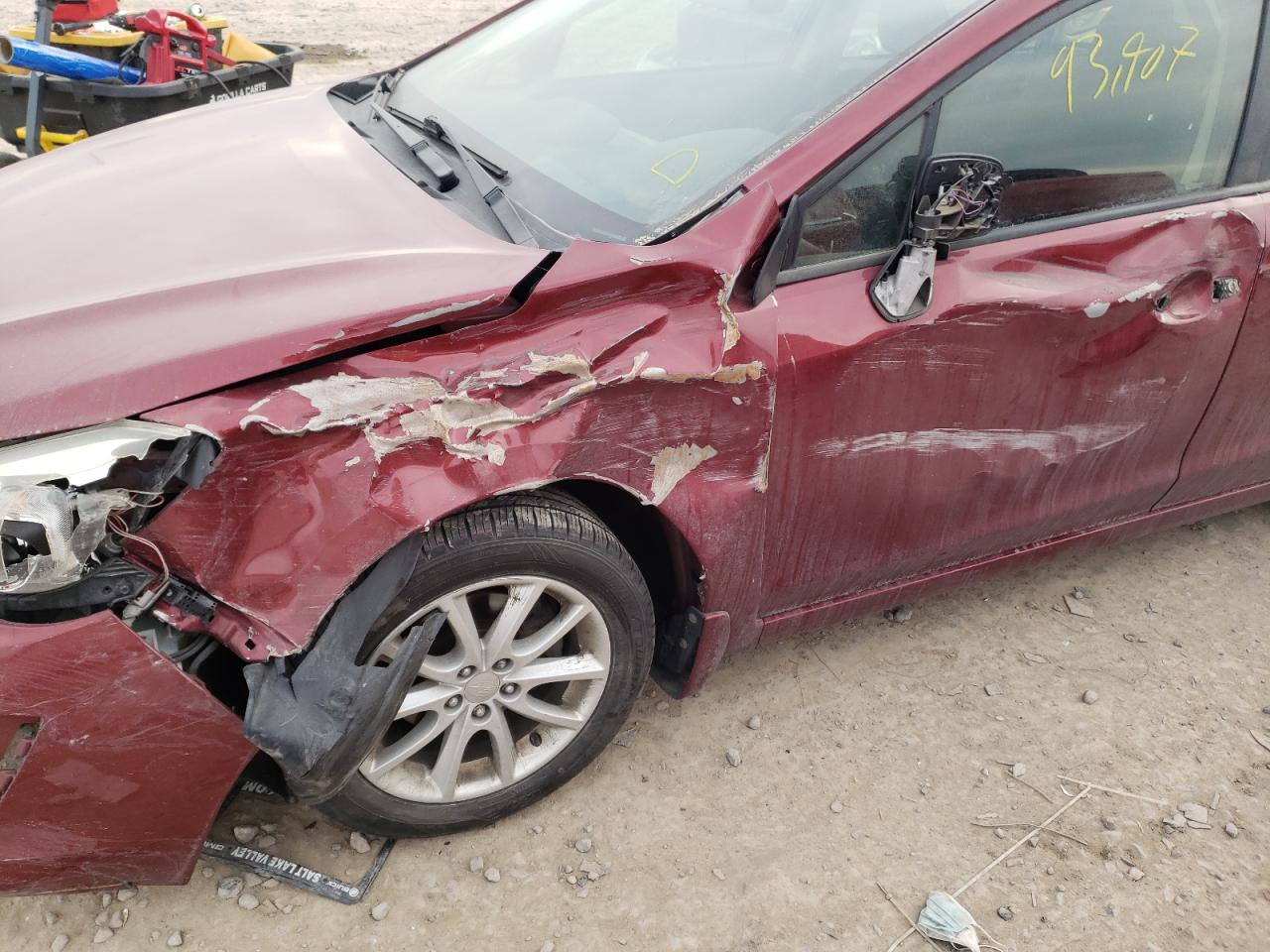 Photo 9 from auction – 2013 SUBARU IMPREZA PR with VIN JF1GPAC65D2876241