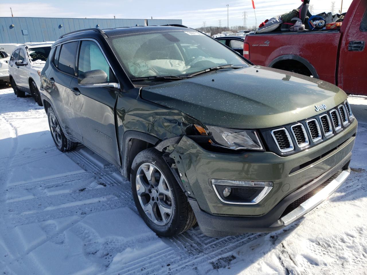 JEEP COMPASS LI 2020 with VIN 3C4NJDCBXLT157078 - Photo from auction
