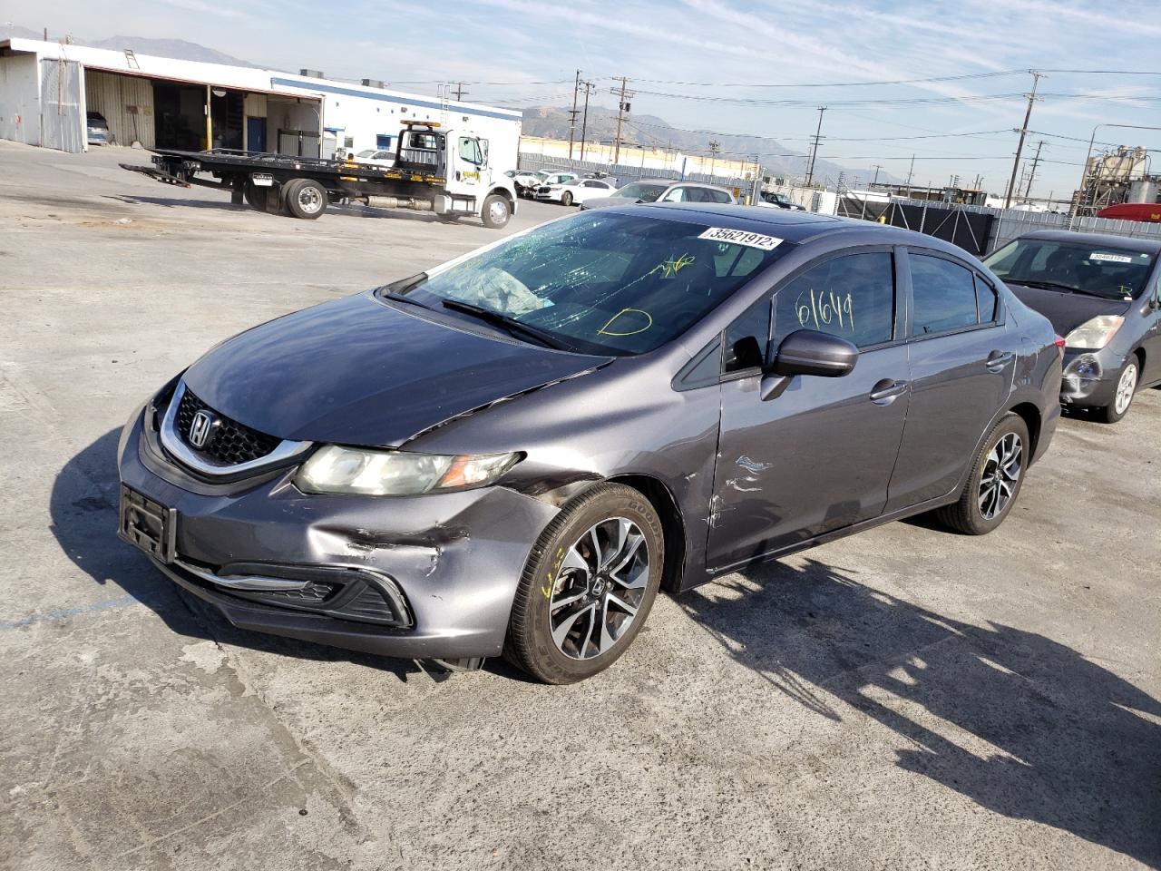 Photo 2 from auction – 2015 HONDA CIVIC EX with VIN 2HGFB2F84FH546920