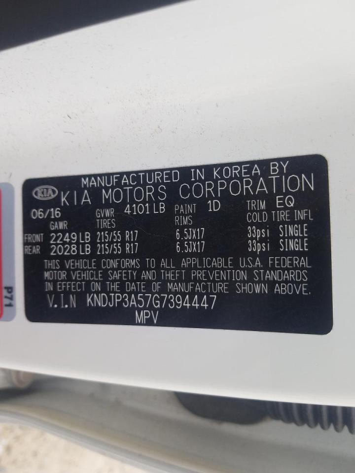 Photo 10 from auction – 2016 KIA SOUL + with VIN KNDJP3A57G7394447