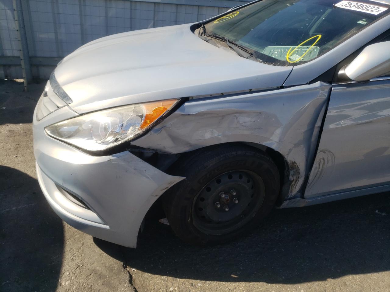 Photo 9 from auction – 2012 HYUNDAI SONATA GLS with VIN 5NPEB4AC0CH373434