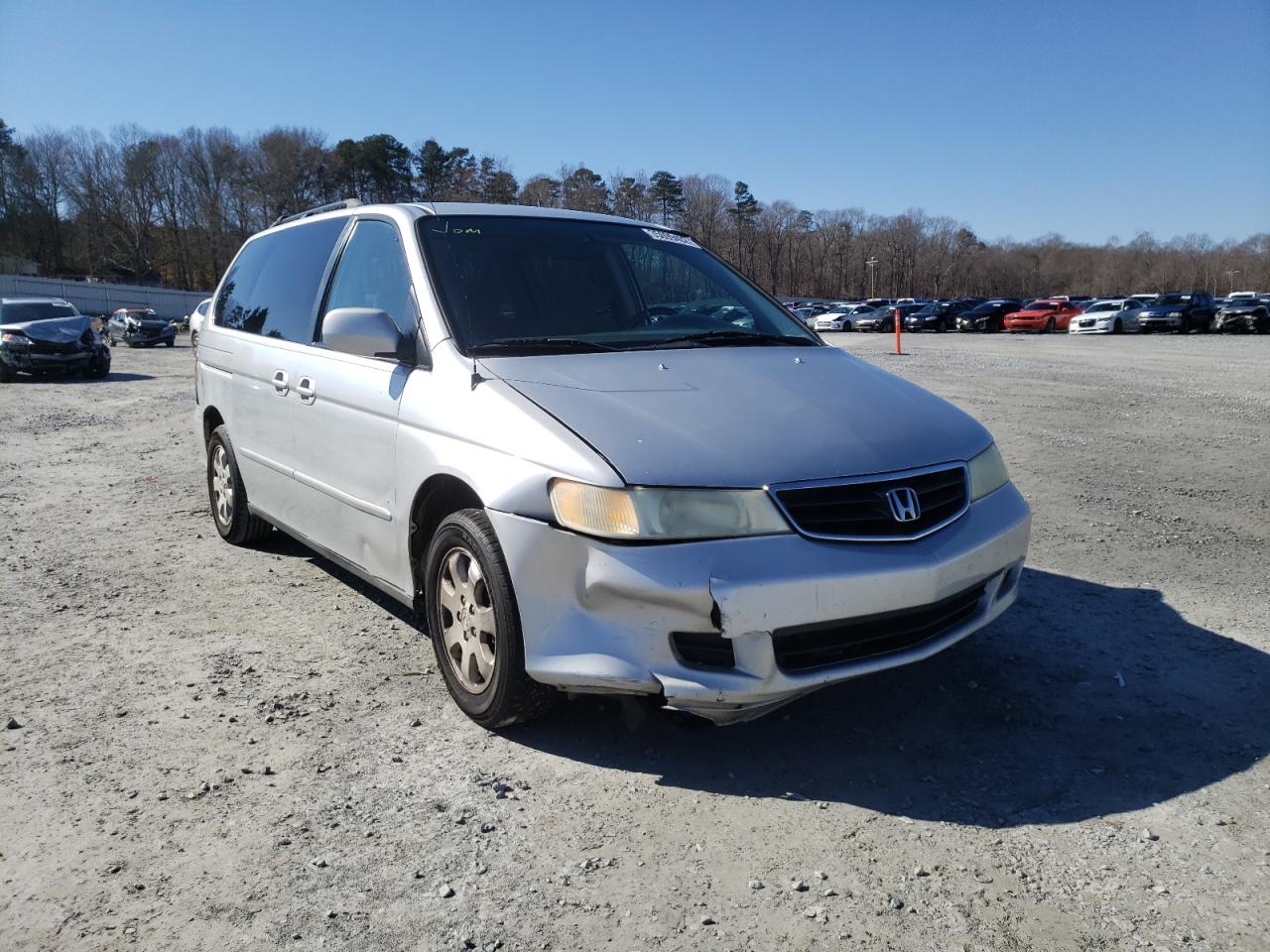 HONDA ODYSSEY EX 2002 with VIN 5FNRL186X2B053029 - Photo from auction