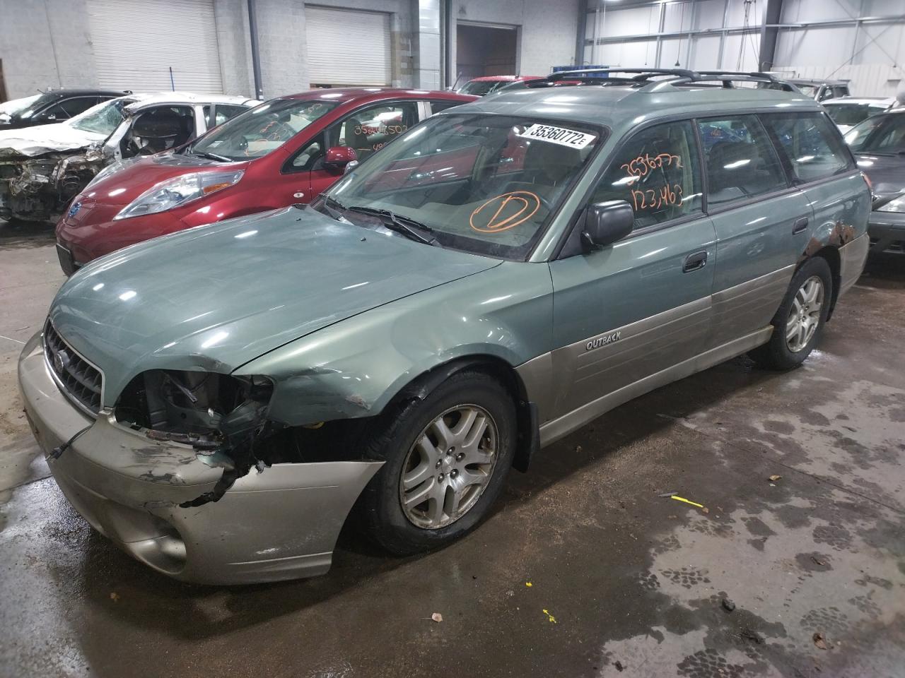 Photo 2 from auction – 2004 SUBARU LEGACY OUT with VIN 4S3BH675547620958