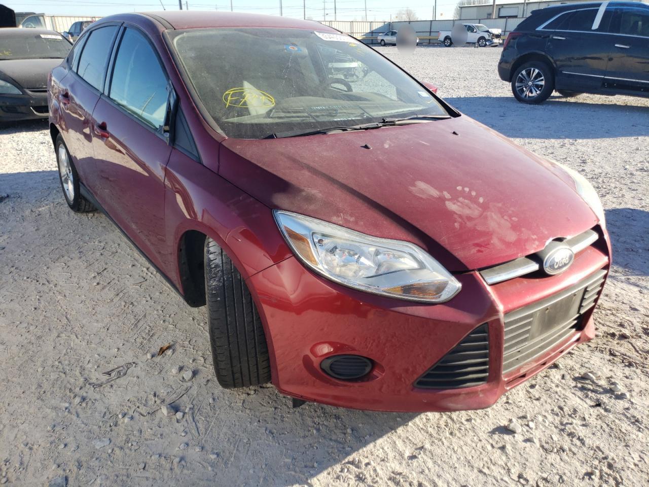 FORD FOCUS SE 2014 with VIN 1FADP3F29EL111343 - Photo from auction