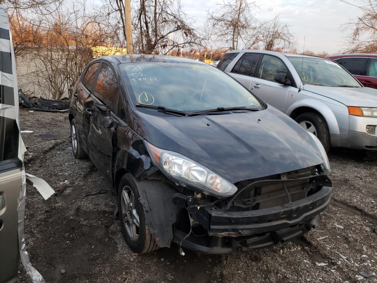 FORD FIESTA SE 2018 with VIN 3FADP4EJ0JM114252 - Photo from auction