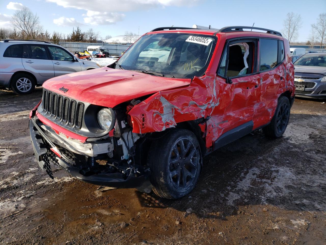 Photo 9 from auction – 2017 JEEP RENEGADE L with VIN ZACCJBBB3HPE64670