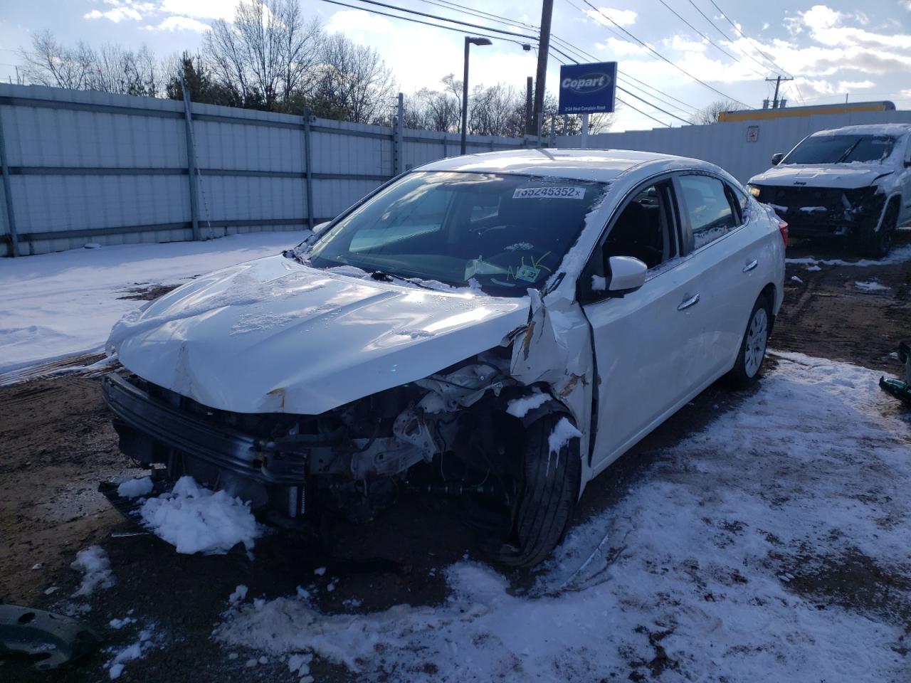 Photo 2 from auction – 2017 NISSAN SENTRA S with VIN 3N1AB7AP6HY209119