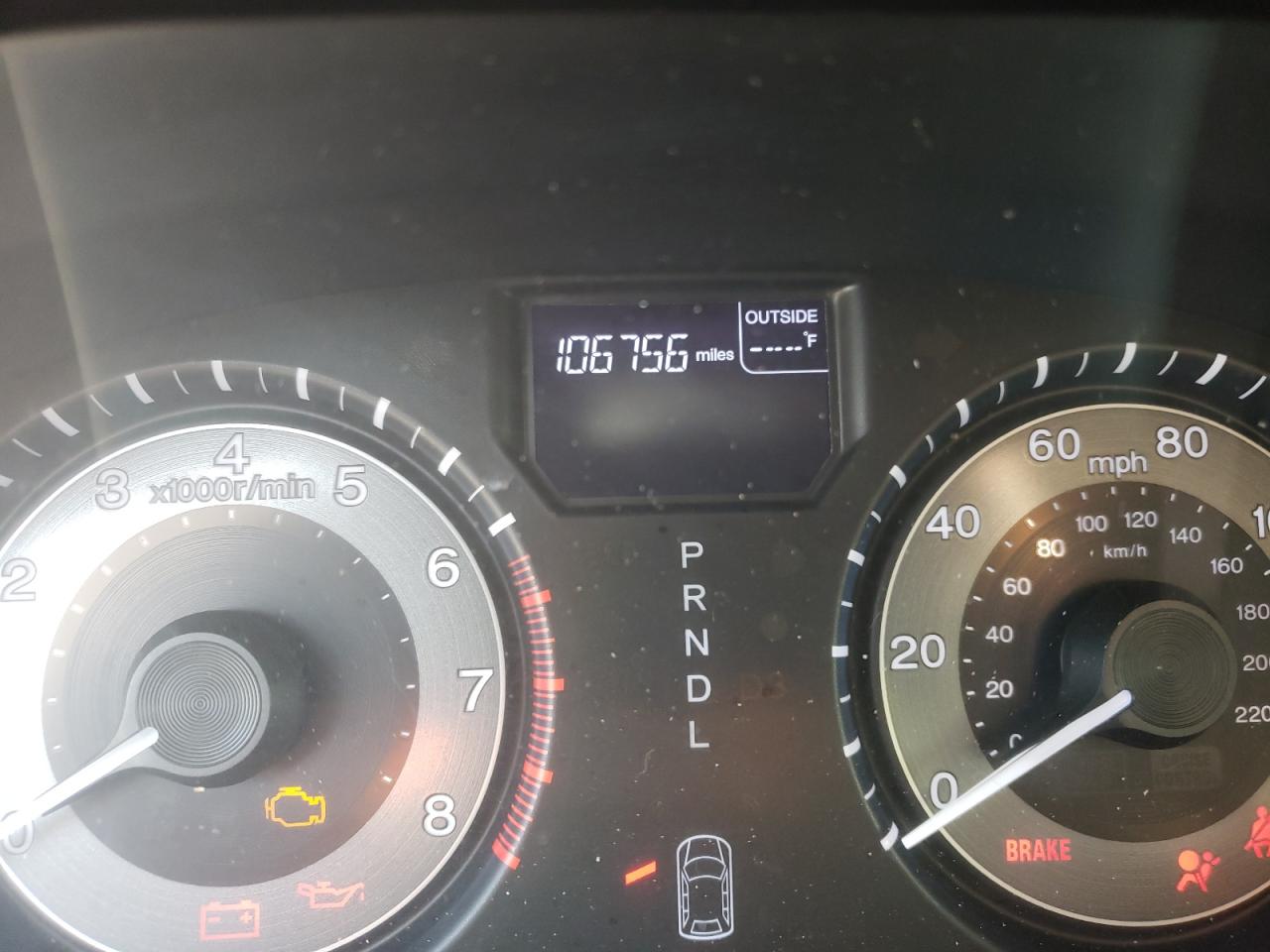 Photo 8 from auction – 2013 HONDA ODYSSEY EX with VIN 5FNRL5H69DB070561
