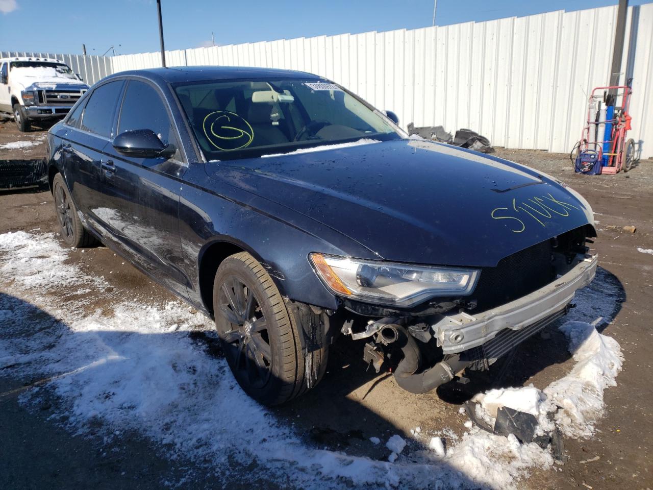 AUDI A6 PREMIUM 2014 with VIN WAUGFAFC9EN105745 - Photo from auction