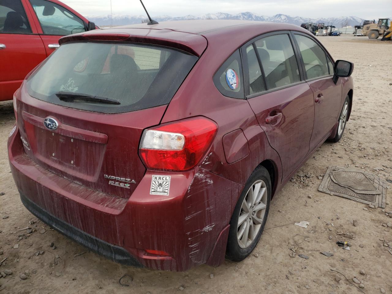 Photo 4 from auction – 2013 SUBARU IMPREZA PR with VIN JF1GPAC65D2876241