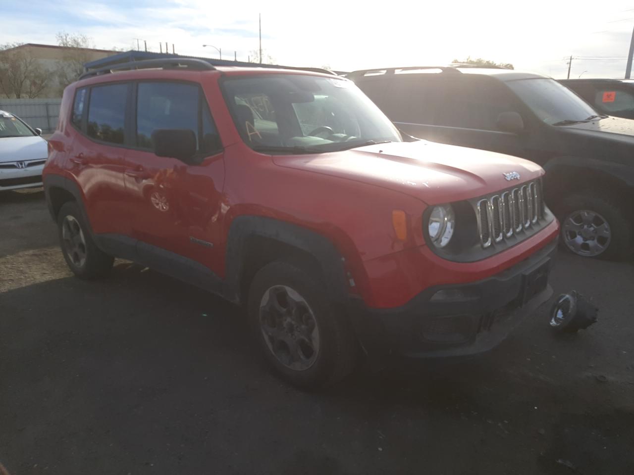 JEEP RENEGADE S 2017 with VIN ZACCJBAB7HPF67365 - Photo from auction
