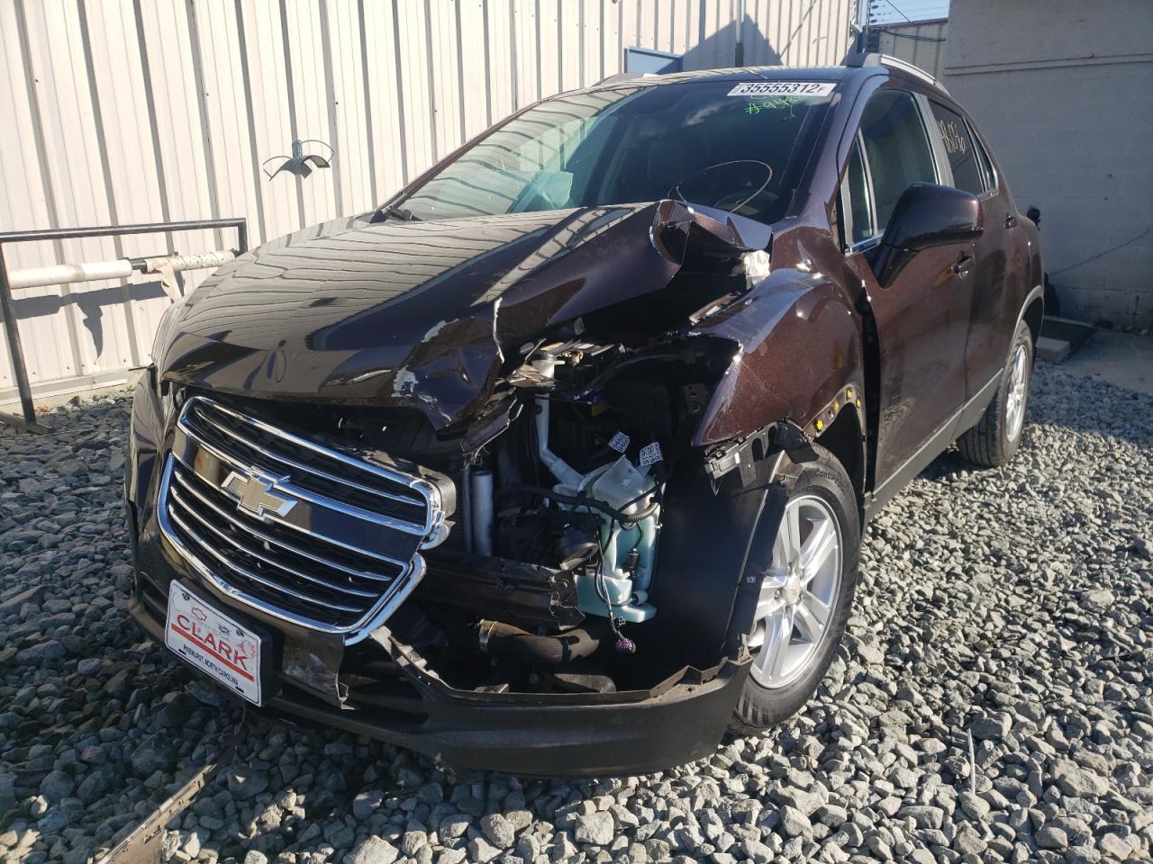 Photo 2 from auction – 2016 CHEVROLET TRAX 1LT with VIN KL7CJLSB8GB565974