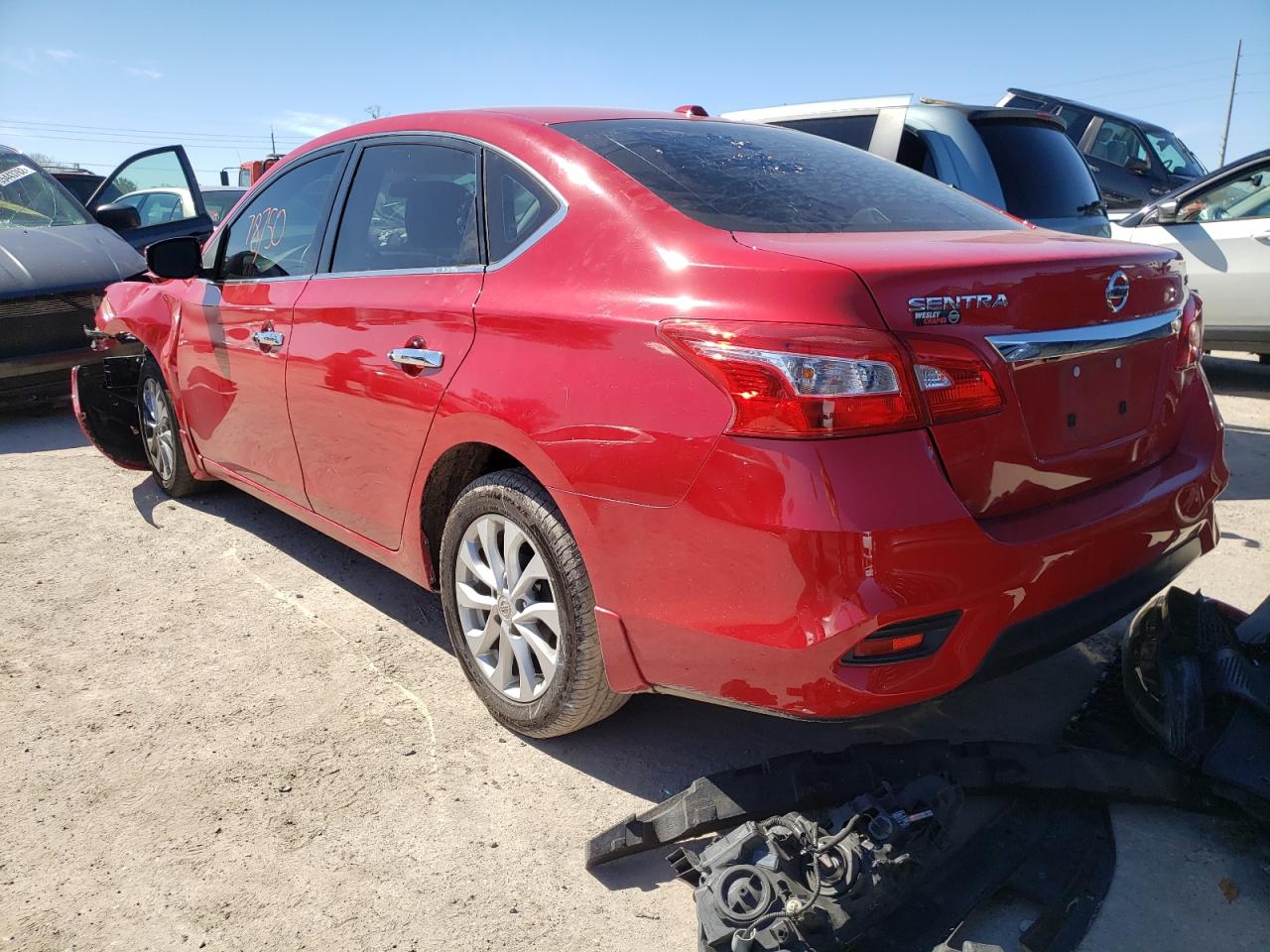 Photo 3 from auction – 2018 NISSAN SENTRA S with VIN 3N1AB7AP1JY266706