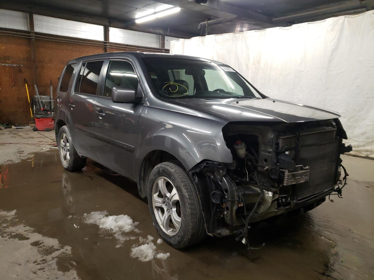 HONDA PILOT EXL 2012 with VIN 5FNYF4H59CB020763 - Photo from auction