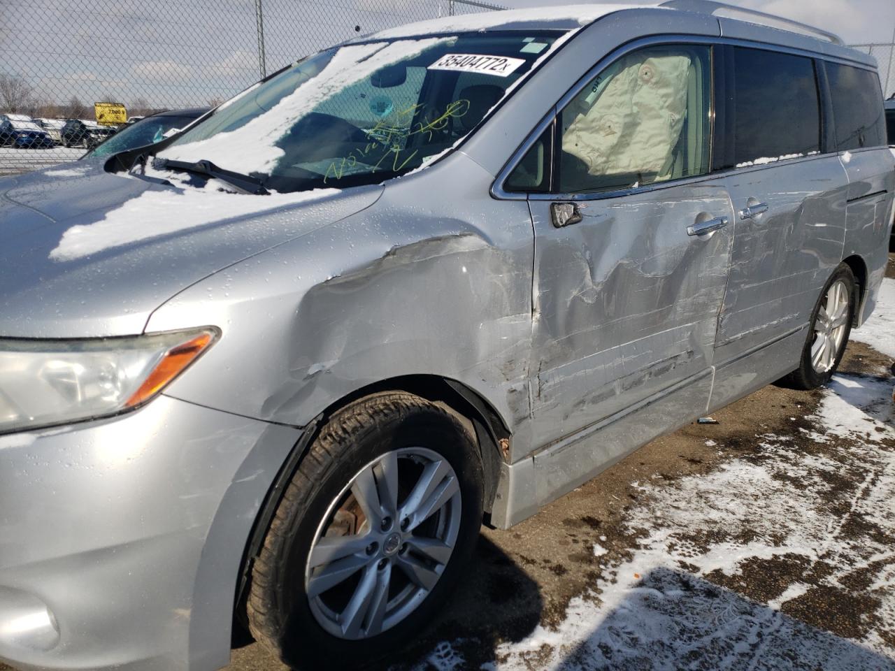 Photo 9 from auction – 2012 NISSAN QUEST S with VIN JN8AE2KP2C9040032