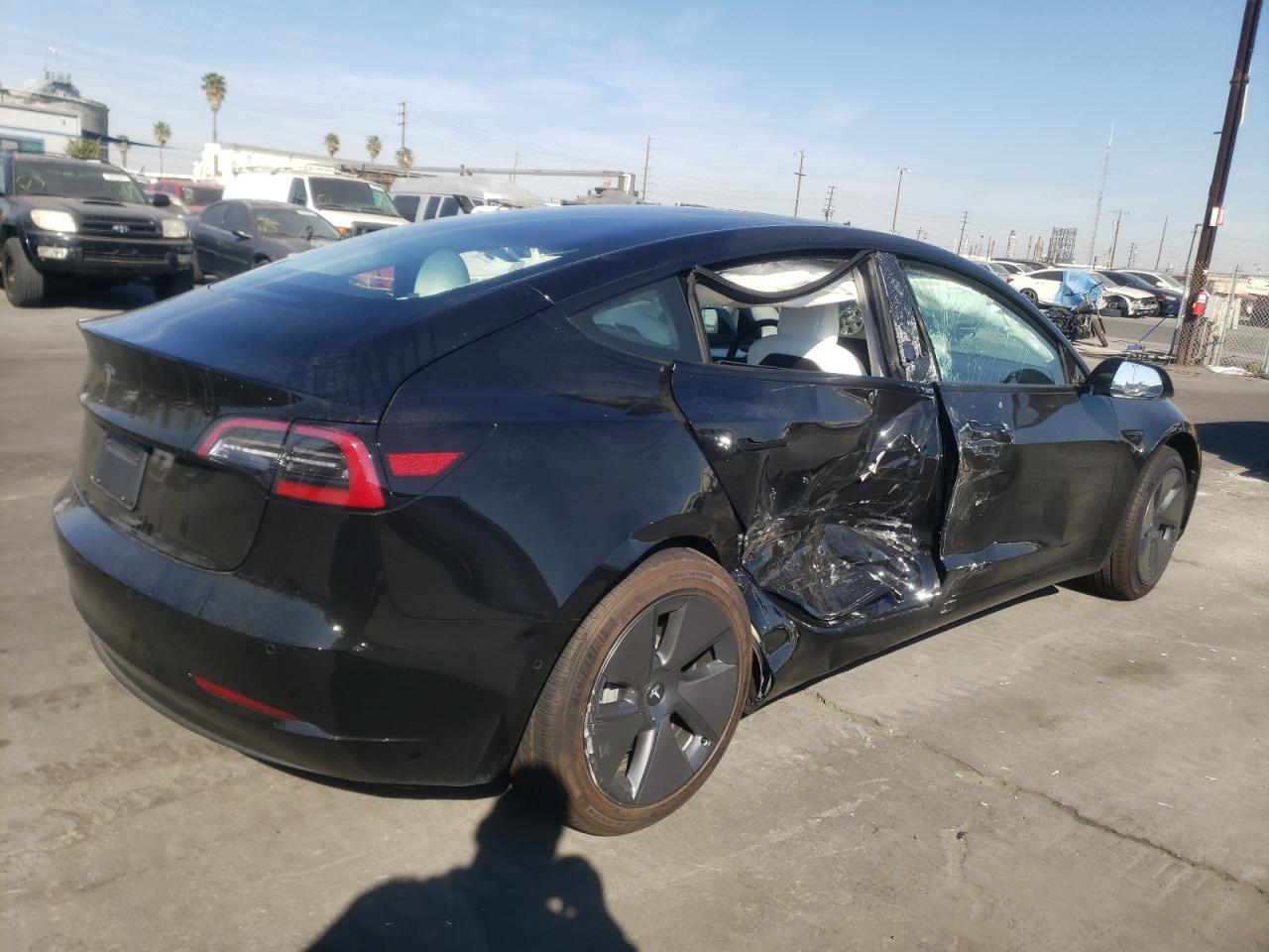 Photo 4 from auction – 2021 TESLA MODEL 3 with VIN 5YJ3E1EA7MF092608