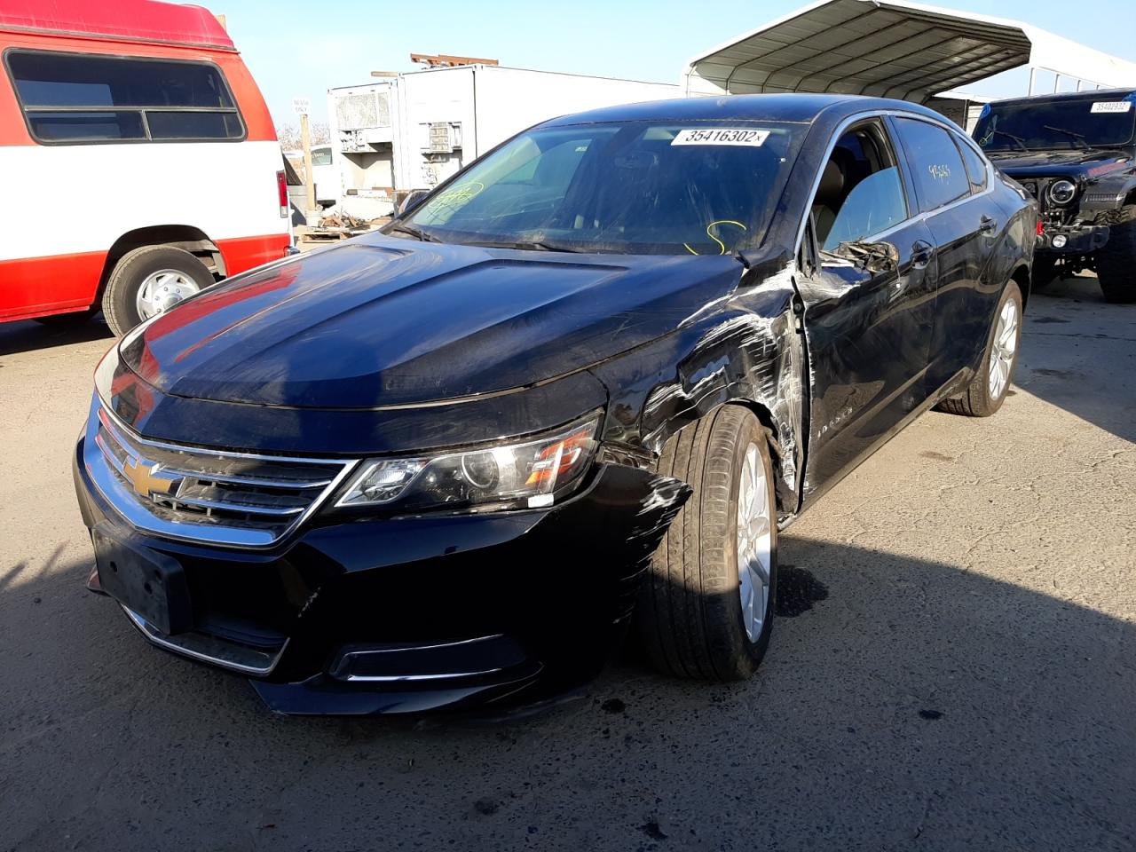 Photo 2 from auction – 2017 CHEVROLET IMPALA LT with VIN 2G1105S32H9140814