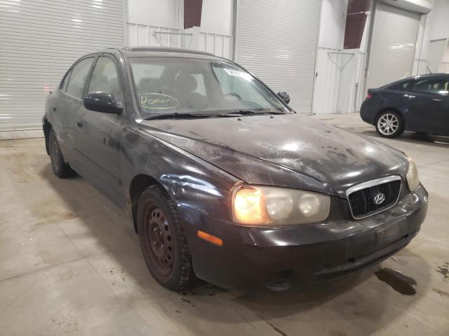 HYUNDAI ELANTRA 2002 with VIN KMHDN45D32U293499 - Photo from auction