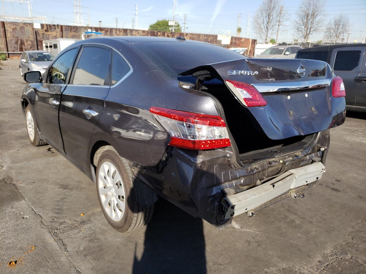 Photo 3 from auction – 2015 NISSAN SENTRA S with VIN 3N1AB7AP0FL691614